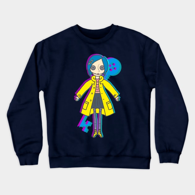 Coraline Crewneck Sweatshirt by ekkimu